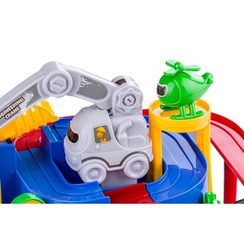 Interaktywny Tor Przeszkód + Pojazdy, Zjazd Samochodowy Parking