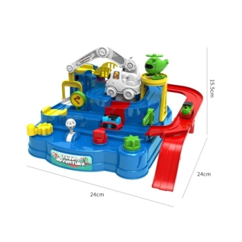 Interaktywny Tor Przeszkód + Pojazdy, Zjazd Samochodowy Parking