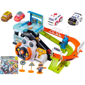 Interaktywny Tor Przeszkód + Pojazdy, Zjazd Samochodowy + Kierownica