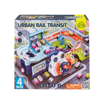 Interaktywny Tor Przeszkód + Pojazdy, Zjazd Samochodowy + Kierownica