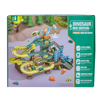 Zjazd samochodowy Tor Kulkowy Garaż Parking Plac Budowy DINOZAUR