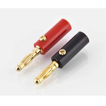 Wtyki bananowe 4 mm (w obudowie)