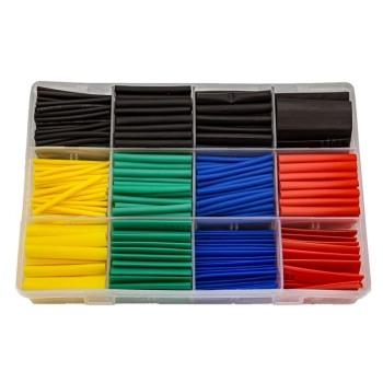 Zestaw 530 sztuk 4,5cm Koszulki, rurki termokurczliwe Kolory Rozmiary