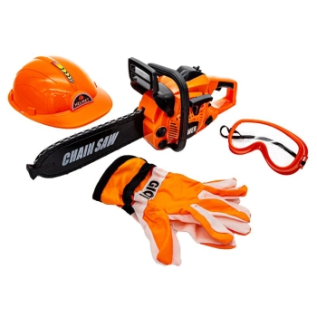 Piła Łańcuchowa, Motorowa + Kask, Okulary, Rękawice