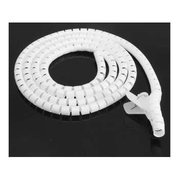 Organizer Kabli, Opaska Spiralna Do Przewodów, Maskownica, Osłona BIAŁA 3m