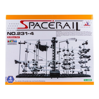 SpaceRail Tor Dla Kulek - Level 4 (25 metrów) Kulkowy Rollercoaster