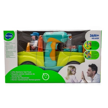 Auto Do Rozkręcania i Skręcania + Narzędzia, Jeździ, Świeci, Gra Melodie Wkrętarka