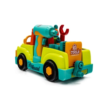 Auto Do Rozkręcania i Skręcania + Narzędzia, Jeździ, Świeci, Gra Melodie Wkrętarka