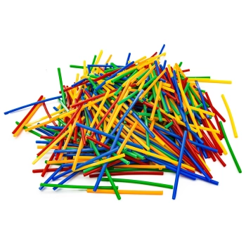 Słomki Konstrukcyjne, Klocki, Patyczki ok. 1000 Sztuk Kuferek