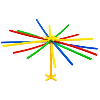 Słomki Konstrukcyjne, Klocki, Patyczki ok. 1200 Sztuk Kuferek