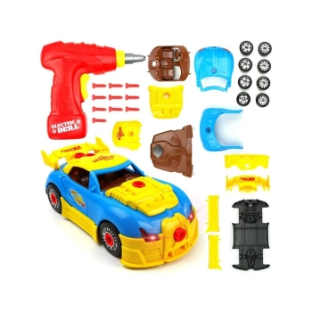 Zabawkowy samochód sportowy Bugatti do rozkręcania i skręcania