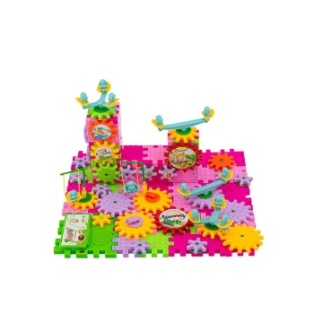 Klocki Edukacyjne, Konstrukcyjne 158 Elementów Wafle