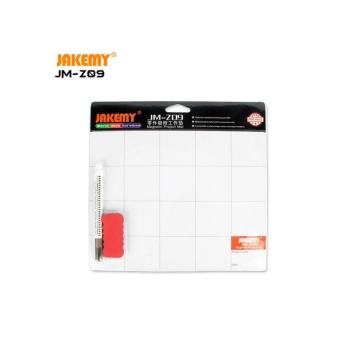 Mata Magnetyczna Zmywalna, Ścieralna + Pisak, Gąbka Jakemy