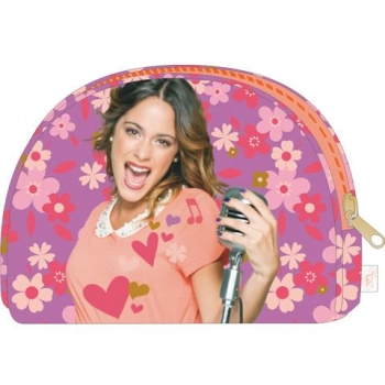 Kosmetyczka Violetta 19x14cm Fioletowa