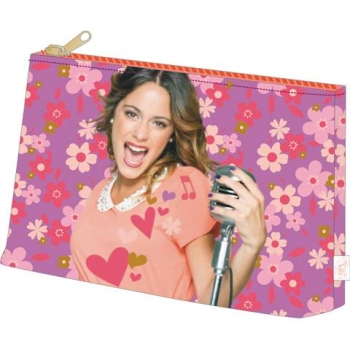 Neseser Violetta 24x15cm Fioletowy