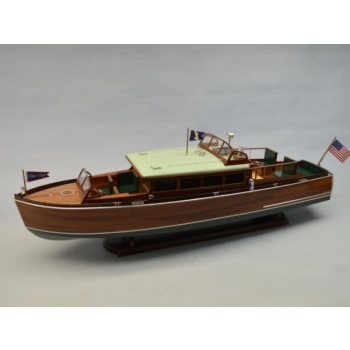 Łódź - Łódź podmiejska 1929 Chris Craft 38' Commuter Boat Kit 1:12 - DUMAS