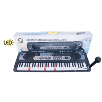 Keyboard MQ-6119L Organki, 61 Klawiszy, Mikrofon, Nauka Gry