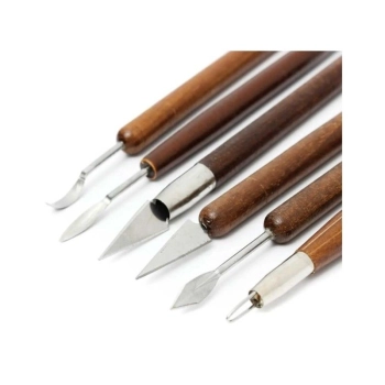 Zestaw Narzędzi Do Rękodzieła, Modelowania Ceramiki, Do Rzeźbienia 6 Elementów