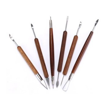 Zestaw Narzędzi Do Rękodzieła, Modelowania Ceramiki, Do Rzeźbienia 6 Elementów