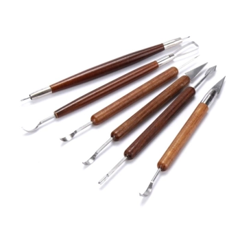 Zestaw Narzędzi Do Rękodzieła, Modelowania Ceramiki, Do Rzeźbienia 6 Elementów