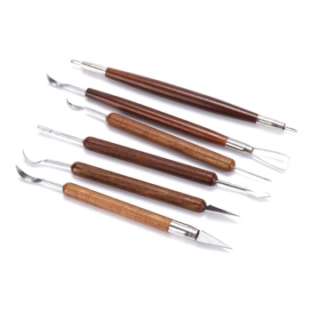 Zestaw Narzędzi Do Rękodzieła, Modelowania Ceramiki, Do Rzeźbienia 6 Elementów