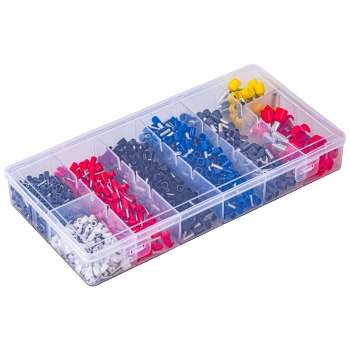 Konektory Kablowe, Zestaw Tulejek, Końcówek 800 szt. Tulejki Do Zaciskarki, Praski