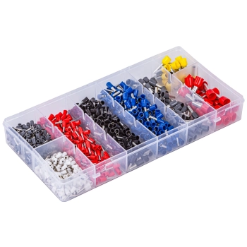 Konektory Kablowe, Zestaw Tulejek, Końcówek 800 szt. Tulejki Do Zaciskarki, Praski