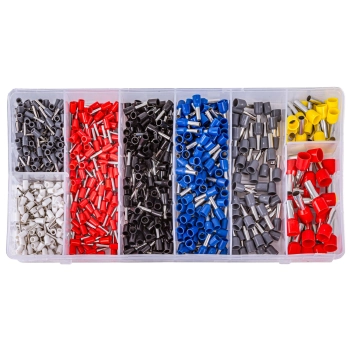 Konektory Kablowe, Zestaw Tulejek, Końcówek 800 szt. Tulejki Do Zaciskarki, Praski