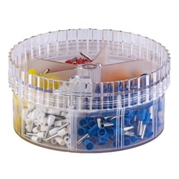 Konektory Kablowe, Zestaw Tulejek, Końcówek 500 szt. Tulejki Do Zaciskarki, Praski