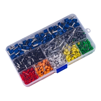 Konektory Kablowe, Zestaw Tulejek, Końcówek 800 szt. Tulejki Do Zaciskarki, Praski