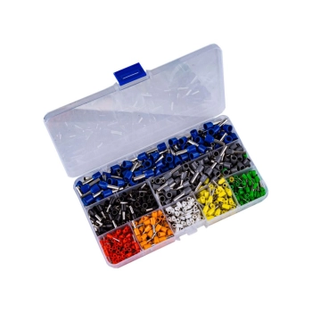 Konektory Kablowe, Zestaw Tulejek, Końcówek 800 szt. Tulejki Do Zaciskarki, Praski