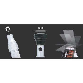 Profesjonalny Zestaw Narzędzi Precyzyjnych JAKEMY 38w1