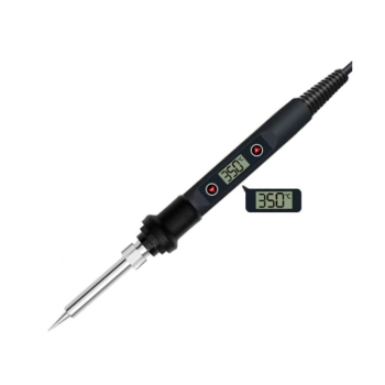 Precyzyjna Lutownica Kolbowa, Elektryczna, Czarna 60W, Regulacja Temperatury