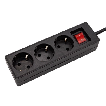 Przedłużacz, Listwa Zasilająca, 3 Gniazda, 3500W 250V 16A 4,6m