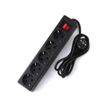 Przedłużacz, Listwa Zasilająca 5 Gniazd, 3500W 250V 16A 1,7m