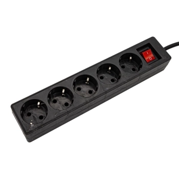 Przedłużacz, Listwa Zasilająca 5 Gniazd, 3500W 250V 16A 1,7m