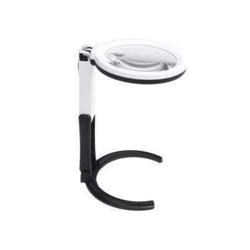 Składana Lupa Lampa Stolikowa 2,5x / 8x Oświetlenie LED