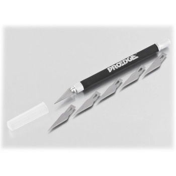 Proedge - Nóż #4 Grip Soft Handle (czarny) + 5 ostrzy #11 (tuba) [#35044]