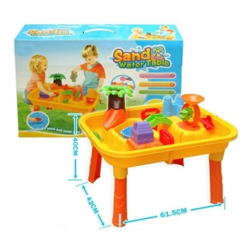Piaskownica Wodna Basen - Stolik + Akcesoria Foremki