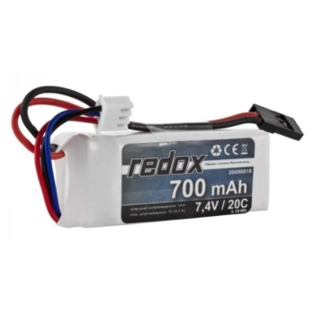 Redox 700 mAh 7,4V 20C (wtyczka JR) - pakiet LiPo