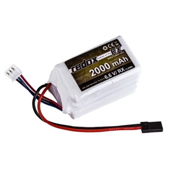 Pakiet Redox LiFe 2000 mAh 6,6V RX (JR)