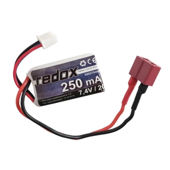 Redox 250 mAh 7,4V 20C DEAN - pakiet LiPo