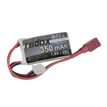 Redox 350 mAh 7,4V 20C DEAN - pakiet LiPo