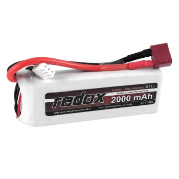 Redox ASG 2000 mAh 7,4V 30C DEAN (scalony) - pakiet LiPo