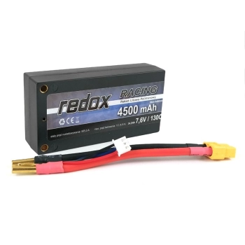 Redox HV 4500 mAh 7,6V 130C SHORTY XT-60 Racing Hardcase pakiet LiPo