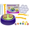 Koło Garncarskie - Mały Artysta - farbki, masa, koło, narzędzia