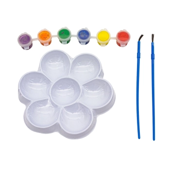 Koło Garncarskie - Mały Artysta - farbki, masa, koło, narzędzia