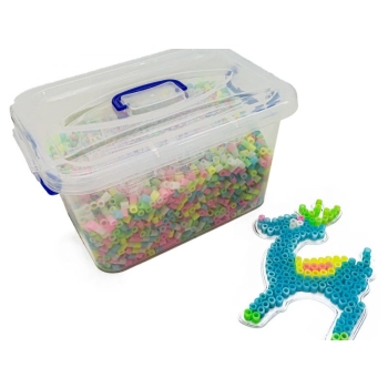 Prasowanka, Koraliki Do Prasowania, Wersja XXL, Zestaw 6000 El Świecące W Ciemności