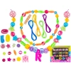 Zestaw Do Tworzenia Biżuterii I Ozdób Do Włosów, Gumki, Koraliki + Akcesoria