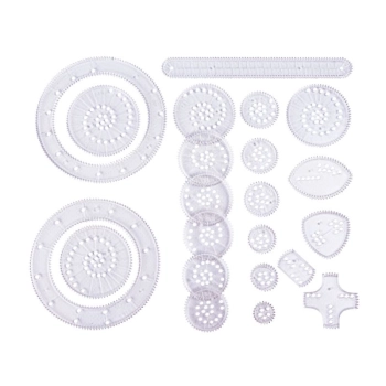 SPIROGRAF, Zestaw Do Rysowania, Szablony, Pisaki